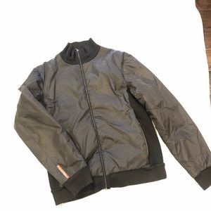 Authentic Prada Sport Wool and Nylon Cardigan